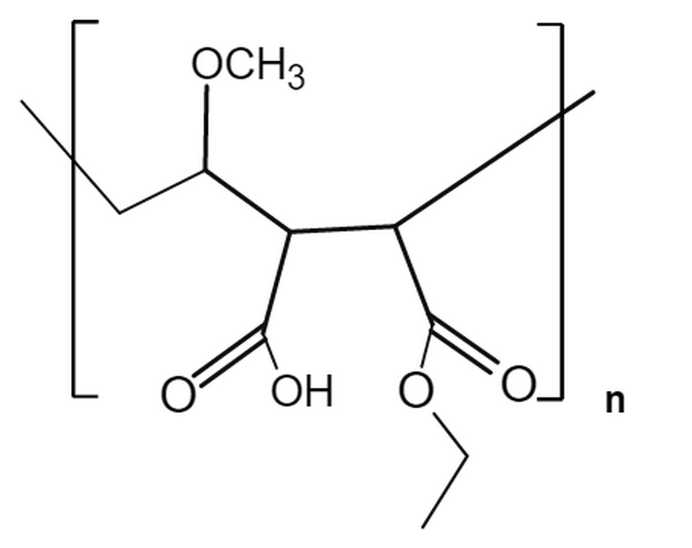 Poly(methyl vinyl ether/maleic acid) half esters copolymer